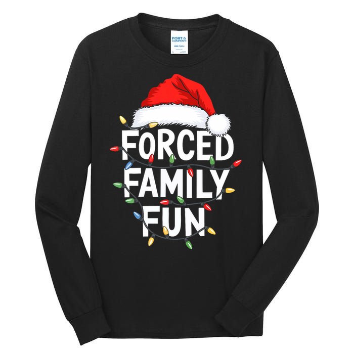 Forced Family Fun Christmas Pajamas Tall Long Sleeve T-Shirt