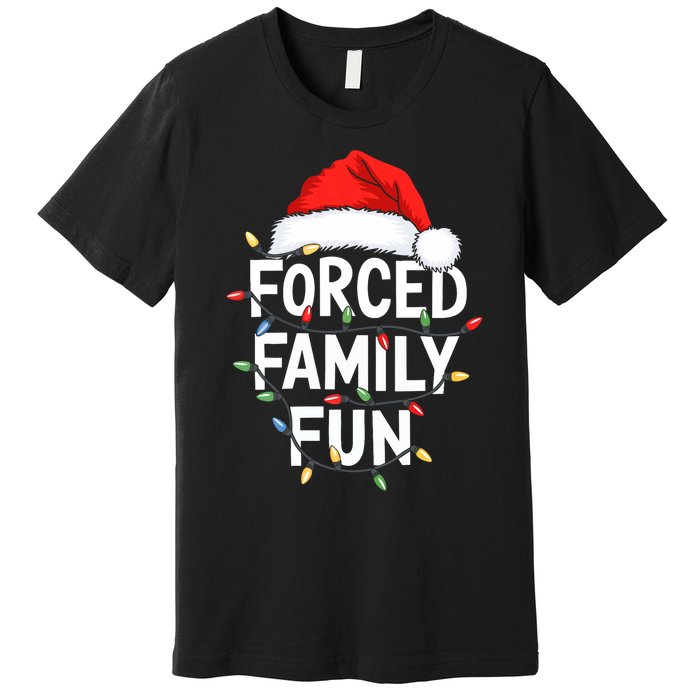 Forced Family Fun Christmas Pajamas Premium T-Shirt