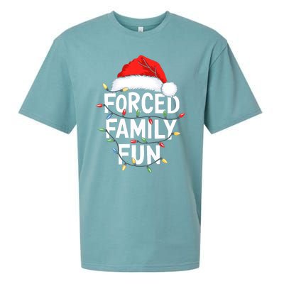 Forced Family Fun Christmas Pajamas Sueded Cloud Jersey T-Shirt