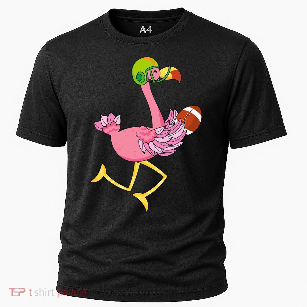 Flamingo Football Flamingo Playing Football Performance Shirt