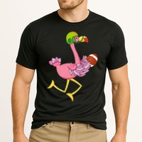 Flamingo Football Flamingo Playing Football Cooling Performance Crew T-Shirt
