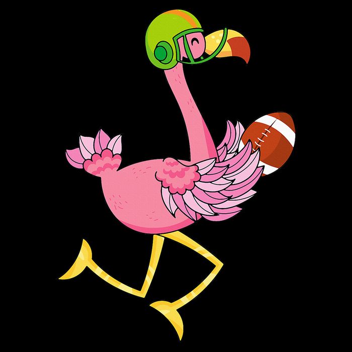 Flamingo Football Flamingo Playing Football Cooling Performance Crew T-Shirt