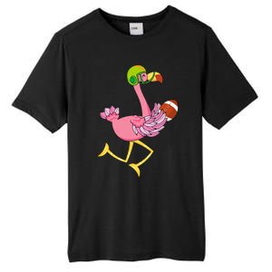 Flamingo Football Flamingo Playing Football Tall Fusion ChromaSoft Performance T-Shirt