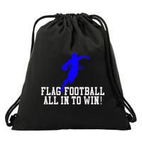 Flag Football Drawstring Bag