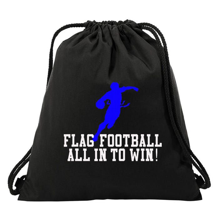Flag Football Drawstring Bag