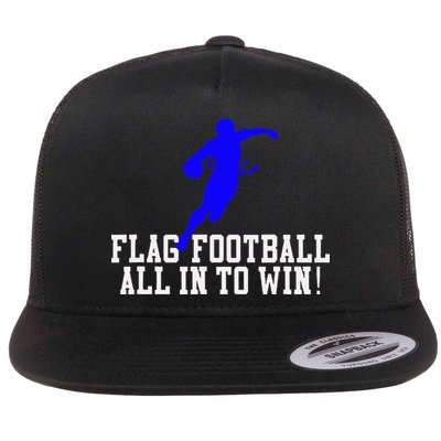 Flag Football Flat Bill Trucker Hat