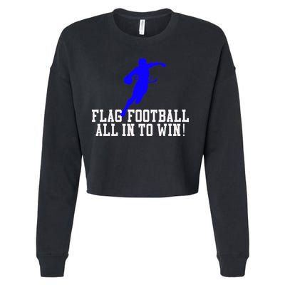 Flag Football Cropped Pullover Crew