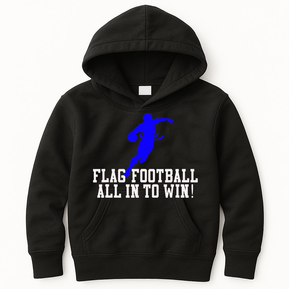 Flag Football Kids Hoodie