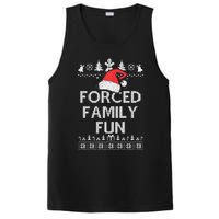 Forced Family Fun Sarcastic Adult Christmas Even PosiCharge Competitor Tank