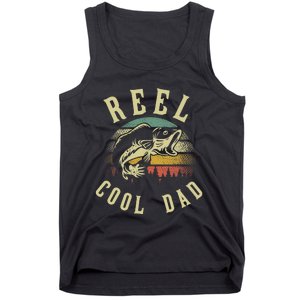 Fish Fisher Fisherman Funny Daddy Bass Fishing Father Tank Top