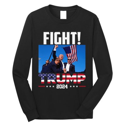 Fight Fight Fight Trump 2024 Long Sleeve Shirt