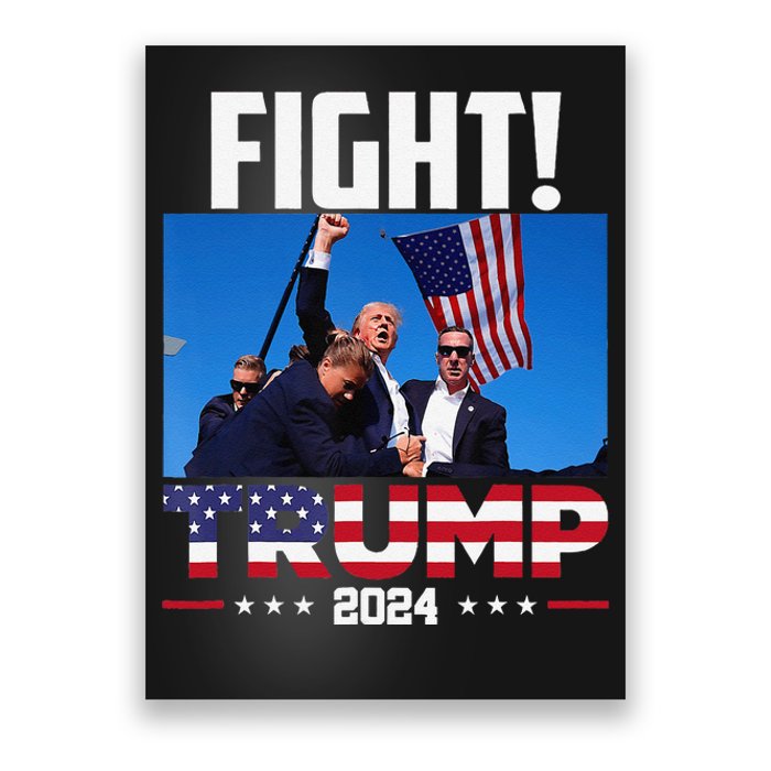 Fight Fight Fight Trump 2024 Poster