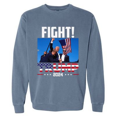 Fight Fight Fight Trump 2024 Garment-Dyed Sweatshirt