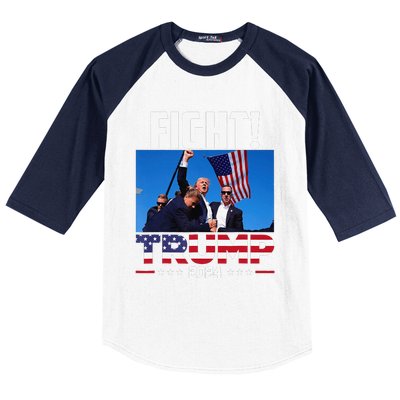 Fight Fight Fight Trump 2024 Baseball Sleeve Shirt