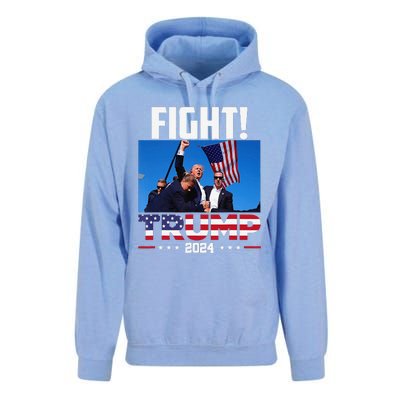 Fight Fight Fight Trump 2024 Unisex Surf Hoodie