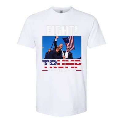 Fight Fight Fight Trump 2024 Softstyle® CVC T-Shirt