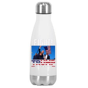 Fight Fight Fight Trump 2024 Stainless Steel Insulated Water Bottle