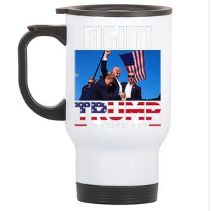 Fight Fight Fight Trump 2024 Stainless Steel Travel Mug