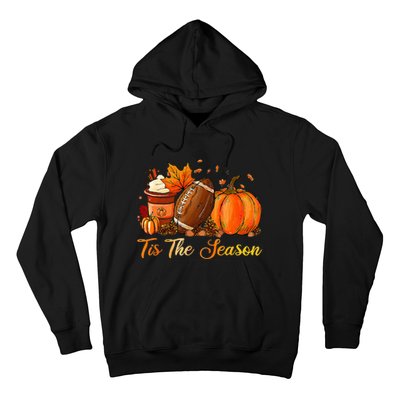 Festive Fall Football Embrace the Pumpkin Spice Season Hoodie