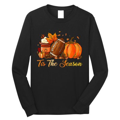 Festive Fall Football Embrace the Pumpkin Spice Season Long Sleeve Shirt