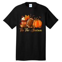 Festive Fall Football Embrace the Pumpkin Spice Season Tall T-Shirt