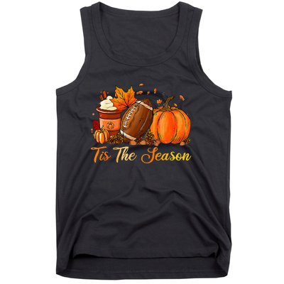 Festive Fall Football Embrace the Pumpkin Spice Season Tank Top