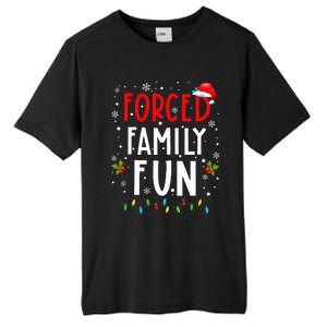 Forced Family Fun Winter Holidays Funny Christmas Tall Fusion ChromaSoft Performance T-Shirt