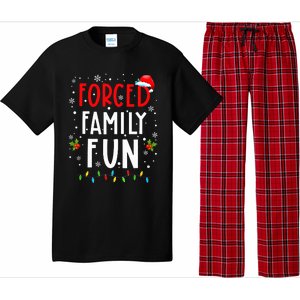 Forced Family Fun Winter Holidays Funny Christmas Pajama Set