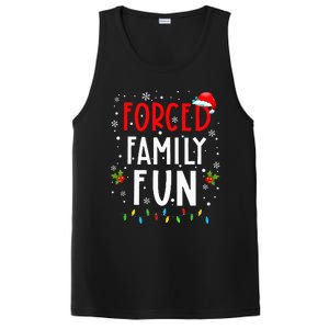 Forced Family Fun Winter Holidays Funny Christmas PosiCharge Competitor Tank