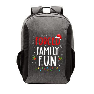 Forced Family Fun Winter Holidays Funny Christmas Vector Backpack