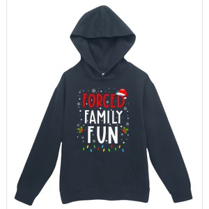 Forced Family Fun Winter Holidays Funny Christmas Urban Pullover Hoodie