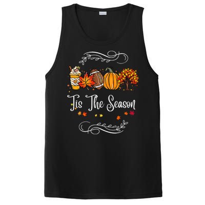 Festive Fall Football Embrace the Pumpkin Spice Season PosiCharge Competitor Tank