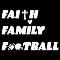 Faith Family Football Backpack