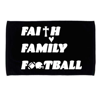 Faith Family Football Microfiber Hand Towel