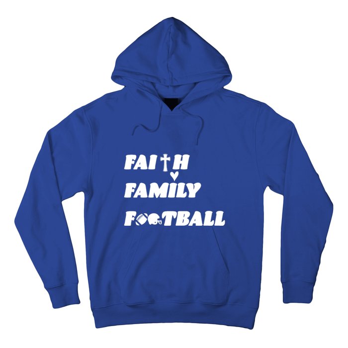 Faith Family Football Hoodie