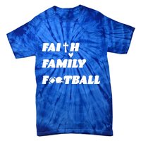 Faith Family Football Tie-Dye T-Shirt