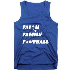 Faith Family Football Tank Top