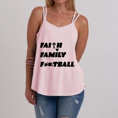 Faith Family Football Women's Strappy Tank