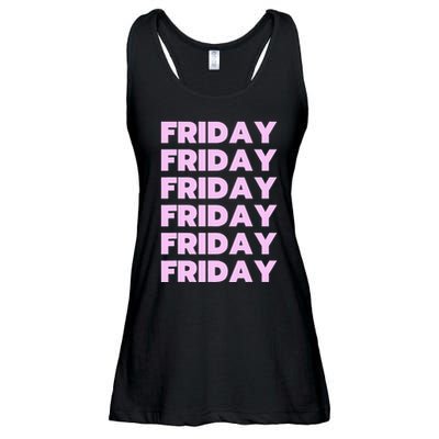 Friday Friday Friday Ladies Essential Flowy Tank