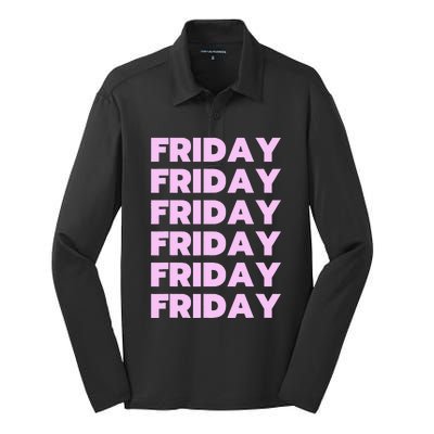 Friday Friday Friday Silk Touch Performance Long Sleeve Polo