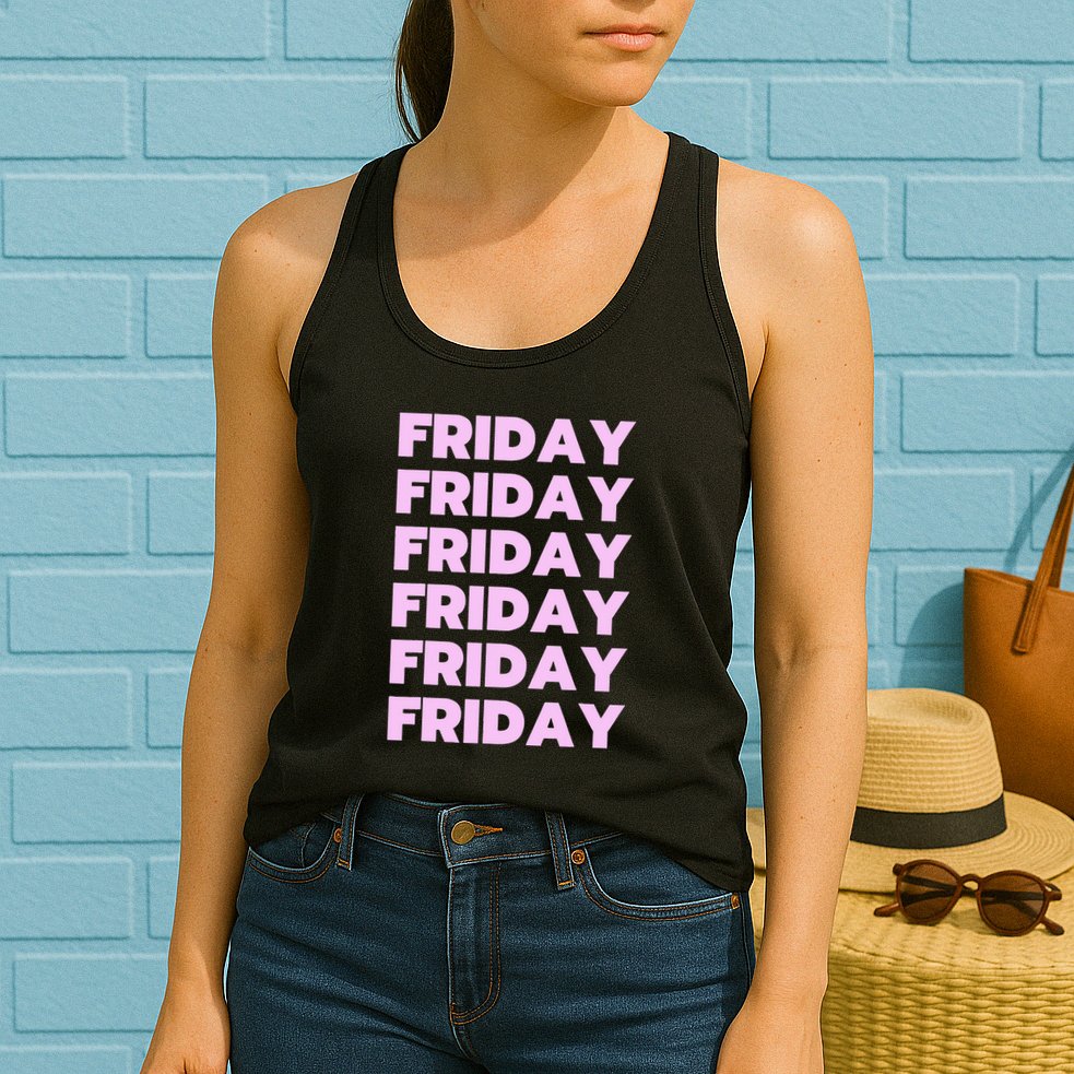 Friday Friday Friday Womens Tank Top