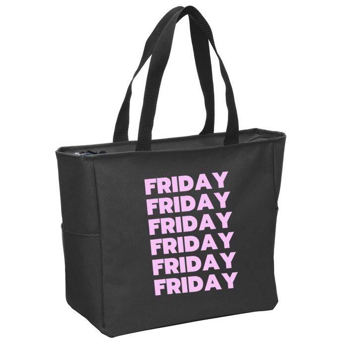 Friday Friday Friday Zip Tote Bag