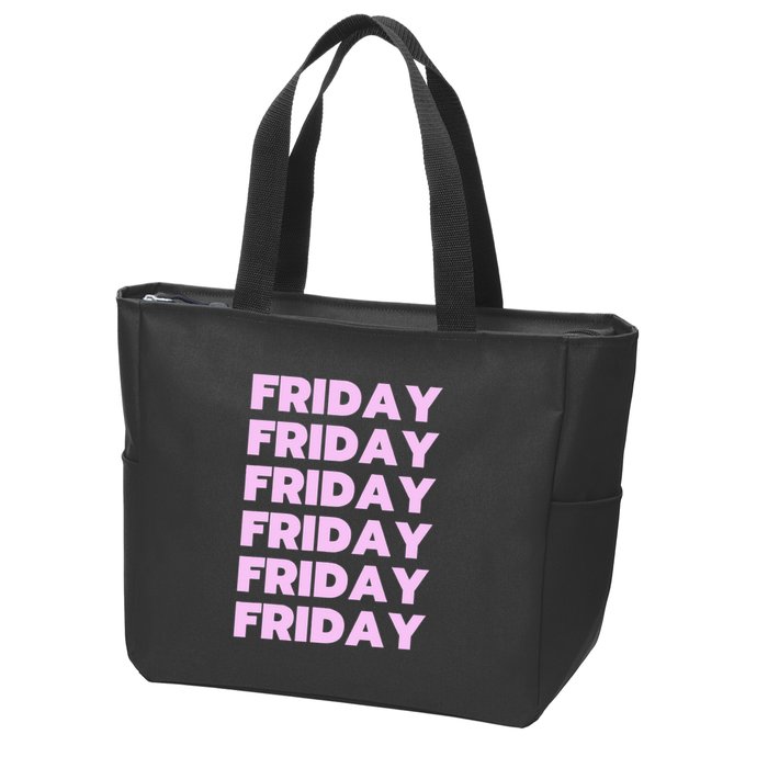 Friday Friday Friday Zip Tote Bag