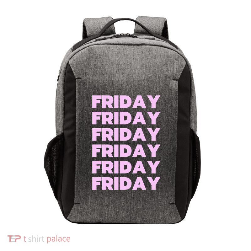 Friday Friday Friday Vector Backpack