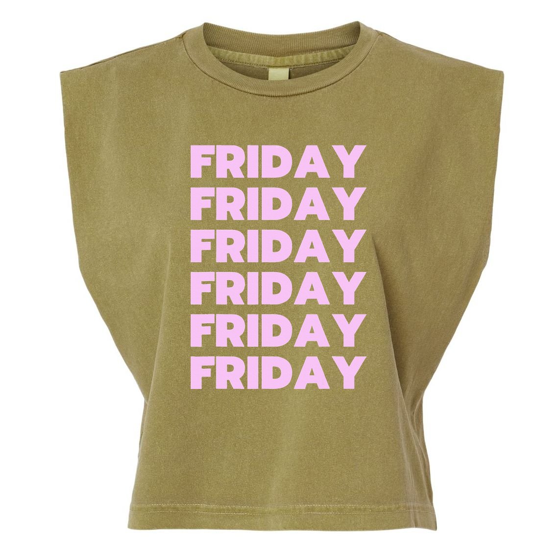Friday Friday Friday Garment-Dyed Women's Muscle Tee