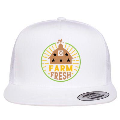 Farm Fresh Flat Bill Trucker Hat