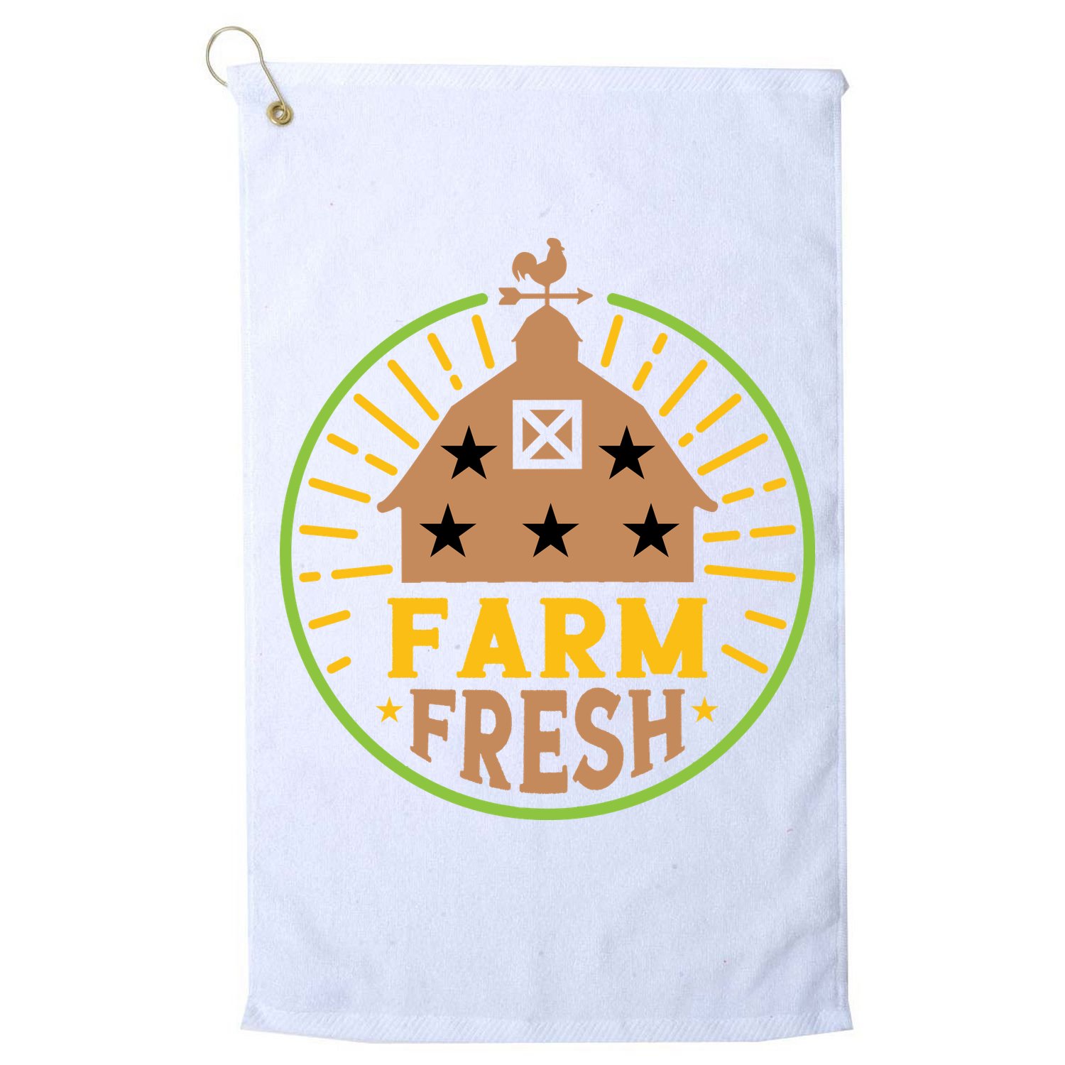 Farm Fresh Golf Towel