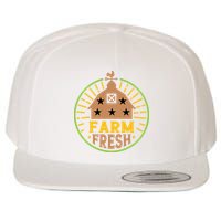 Farm Fresh Wool Snapback Cap