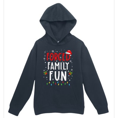 Forced Family Fun Winter Holidays Funny Christmas Urban Pullover Hoodie