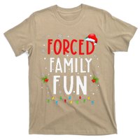 Forced Family Fun Winter Holidays Funny Christmas T-Shirt